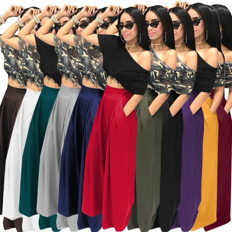 Calça Pantalona Palazzo