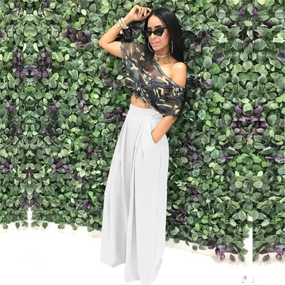 Calça Pantalona Palazzo