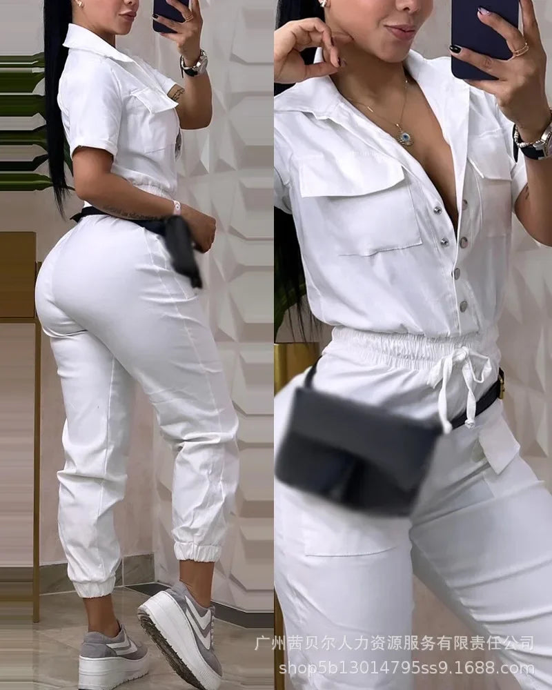 Macacão cintura alta