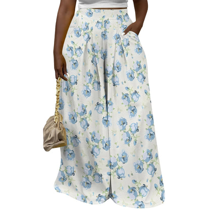 Calça pantalona Palazzo