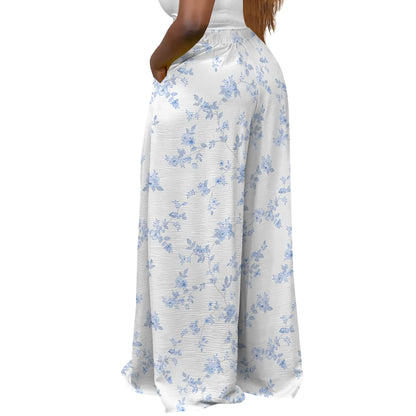 Calça pantalona Palazzo