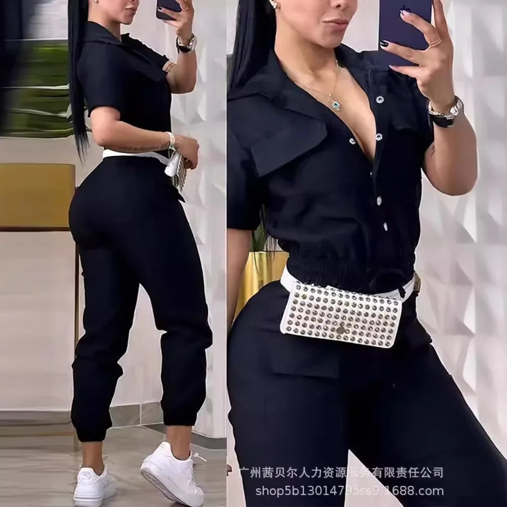 Macacão cintura alta