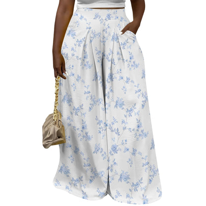 Calça pantalona Palazzo