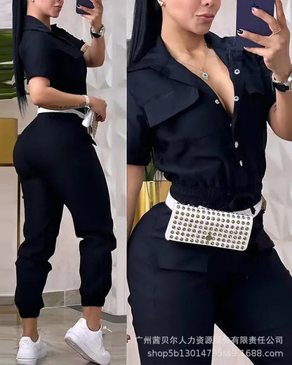 Macacão cintura alta