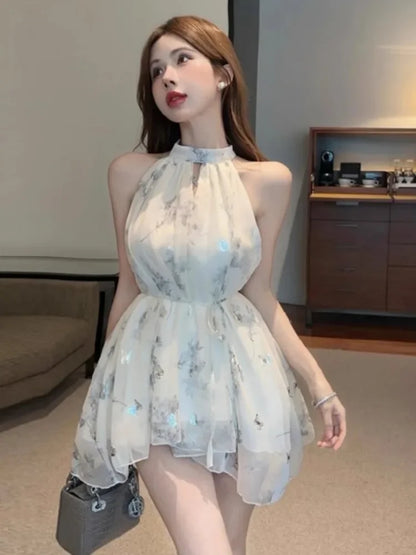 Ezgaga-Mini vestido feminino